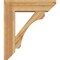 Ekena Millwork Legacy Slat Rough Sawn Bracket w/ Offset Brace, Western Red Cedar, 8"W x 28"D x 32"H BKT0806X28X32LEC06RWR - alternate 2